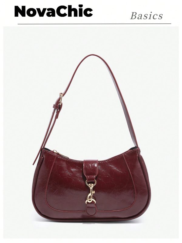 NovaChic Basics Crescent Shoulder Bag