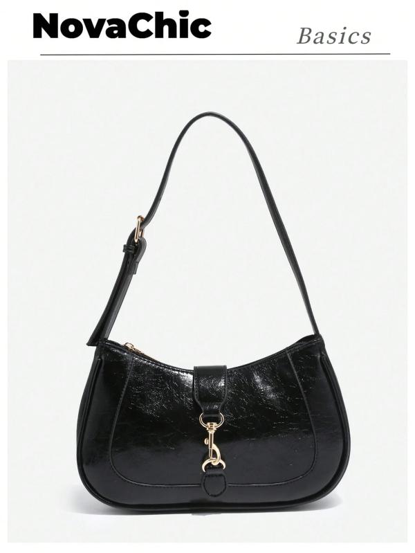 NovaChic Basics Crescent Shoulder Bag