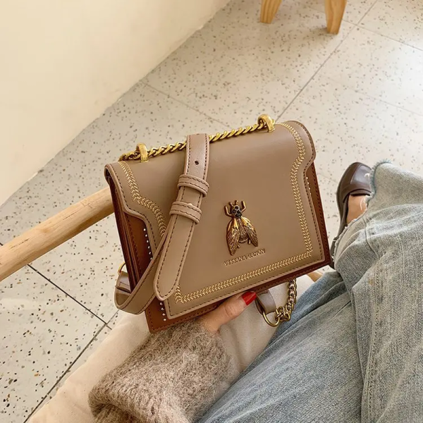 The Golden Bee Satchel - Vintage Inspired Sophistication