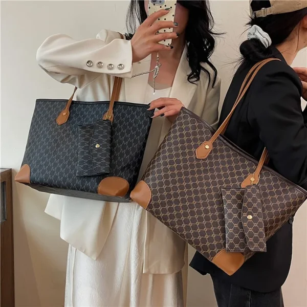 The Adorn Curve Bag - Premium Monogram Canvas Tote