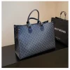 The Adorn Curve Bag - Premium Monogram Canvas Tote