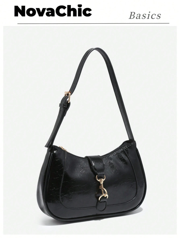 NovaChic Basics Crescent Shoulder Bag