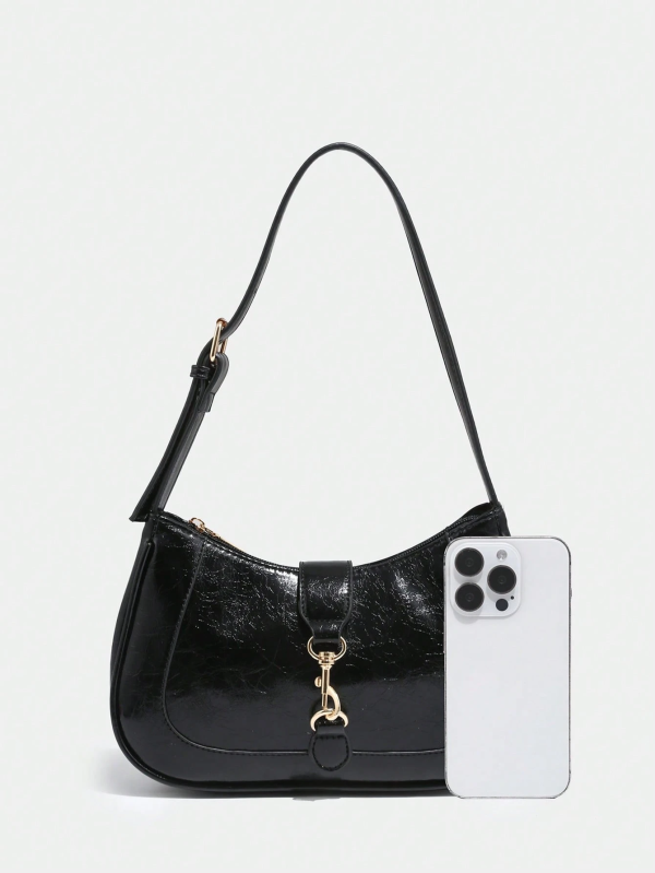 NovaChic Basics Crescent Shoulder Bag