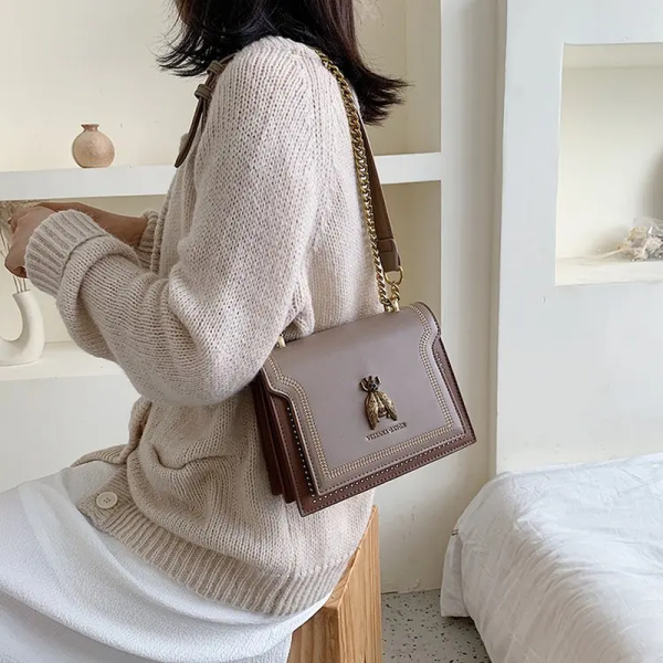 The Golden Bee Satchel - Vintage Inspired Sophistication