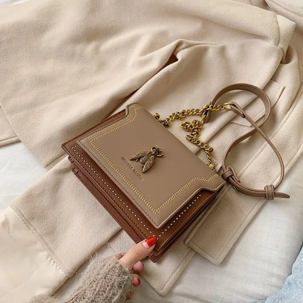 The Golden Bee Satchel - Vintage Inspired Sophistication